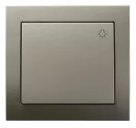 KIER Łącznik zwierny "światło" - kolor satyna light