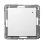 IMPRESJA Łącznik zwierny "światło" - kolor biały