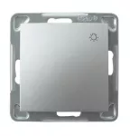 IMPRESJA Łącznik zwierny "światło" - kolor srebro