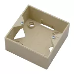 Puszka instalacyjna do gniazd serii AKCENT - kolor beżowy