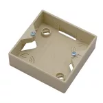 Puszka instalacyjna do łączników serii AKCENT - kolor beżowy