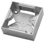 Puszka instalacyjna do serii IMPRESJA pojedyncza - kolor srebro