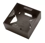 Puszka instalacyjna do serii SONATA pojedyncza - kolor czekoladowy metalik