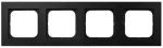 SONATA Ramka poczwórna - kolor czarny matowy