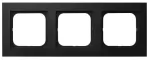 SONATA Ramka potrójna - kolor czarny matowy