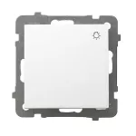 AS ANTYBAKTERYJNY Łącznik zwierny "światło" produkt zawiera nanocząsteczki srebra - kolor biały