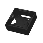 Puszka instalacyjna do serii IMPRESJA pojedyncza - kolor czarny matowy