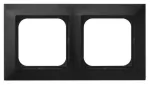 IMPRESJA Ramka podwójna - kolor czarny matowy