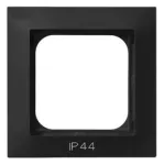 IMPRESJA Ramka pojedyncza do łączników IP-44 - kolor czarny matowy