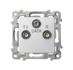 SZAFIR Gniazdo RTV-DATA - kolor biały