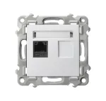 SZAFIR Gniazdo komputerowe pojedyncze, kat. 5e MMC - kolor biały