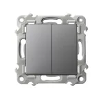 SZAFIR Łącznik podwójny schodowy - kolor szary mat