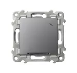 SZAFIR Łącznik schodowy z podświetleniem niebieskim - kolor szary mat