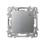 SZAFIR Łącznik zwierny "dzwonek" - kolor srebro