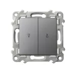 SZAFIR Łącznik żaluzjowy z blokadą mechaniczną - kolor szary mat