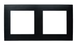 SZAFIR Ramka podwójna - kolor czarny matowy