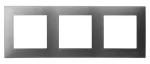 SZAFIR Ramka potrójna - kolor szary mat
