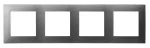 SZAFIR Ramka poczwórna - kolor szary mat