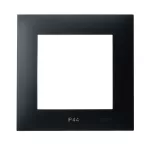 SZAFIR Ramka pojedyncza do łączników IP-44 - kolor czarny matowy