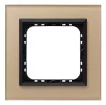 SONATA Ramka pojedyncza - kolor szampańskie szkło szronione