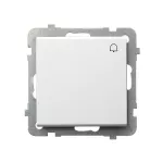 SONATA Łącznik zwierny "dzwonek" - kolor biały mat