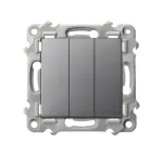 SZAFIR Łącznik potrójny - kolor szary mat