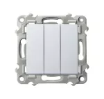 SZAFIR Łącznik potrójny - kolor biały