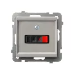 SONATA Gniazdo głośnikowe pojedyncze - kolor kaszmir