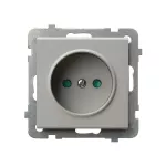 SONATA Gniazdo pojedyncze z przesłonami torów prądowych - kolor kaszmir