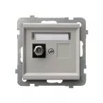 SONATA Gniazdo antenowe typu F pojedyncze - kolor kaszmir