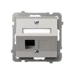 SONATA Obudowa gniazda pojedynczego typu Keystone skośna - kolor kaszmir