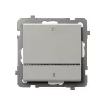 SONATA Łącznik dwubiegunowy z podświetleniem niebieskim - kolor kaszmir