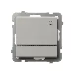 SONATA Łącznik zwierny "dzwonek" z podświetleniem niebieskim - kolor kaszmir