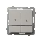 SONATA Łącznik żaluzjowy z podświetleniem niebieskim z blokadą mechaniczną - kolor kaszmir