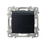 SZAFIR Łącznik hotelowy z podświetleniem pomarańczowym - kolor czarny matowy