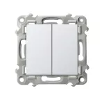 SZAFIR Łącznik podwójny krzyżowy - kolor biały