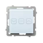 SONATA TOUCH Łącznik dotykowy żaluzjowy z podświetleniem + wi-fi) - kolor białe szkło