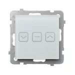 SONATA TOUCH Łącznik dotykowy żaluzjowy z podświetleniem + wi-fi) - kolor białe szkło szronione