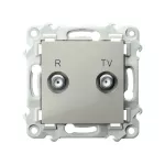 SZAFIR Gniazdo RTV końcowe - kolor kaszmirowy beż