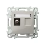 SZAFIR Gniazdo ekwipotencjalne pojedyncze - kolor kaszmirowy beż