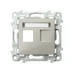 SZAFIR Obudowa gniazda pojedynczego typu Keystone prosta - kolor kaszmirowy beż