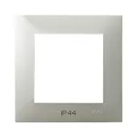 SZAFIR Ramka pojedyncza do łączników IP-44 - kolor kaszmirowy beż
