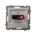 AS Gniazdo głośnikowe pojedyncze - kolor kaszmir