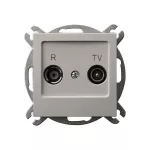 AS Gniazdo RTV końcowe - kolor kaszmir