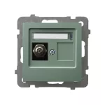 AS Gniazdo ekwipotencjalne pojedyncze - kolor zielony mat