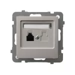 AS Gniazdo telefoniczne pojedyncze - kolor kaszmir