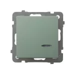 AS Łącznik kontrolny z podświetleniem niebieskim - kolor zielony mat