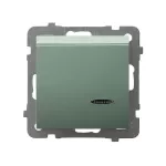 AS Łącznik hotelowy z podświetleniem pomarańczowym - kolor zielony mat