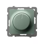 AS Ściemniacz przyciskowo-obrotowy przystosowany do obciążenia żarowego i halogenowego - kolor zielony mat