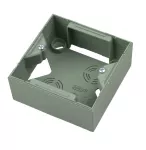 Puszka instalacyjna do serii As pojedyncza - kolor zielony mat